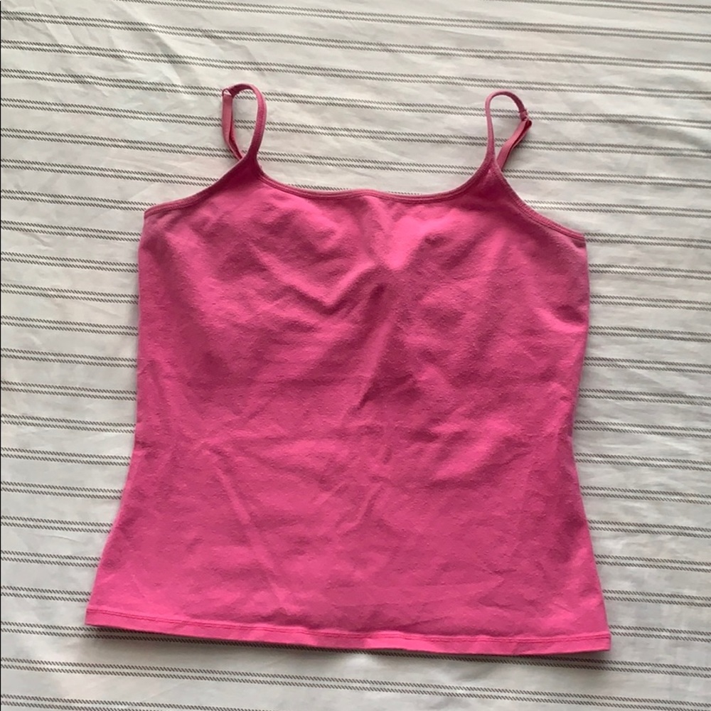 🌺 Womens Pink Cami (Built-In Bra) 🌺